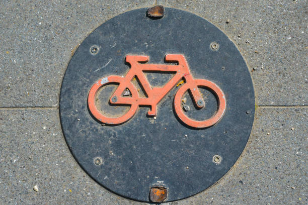 Bike lane in the evening