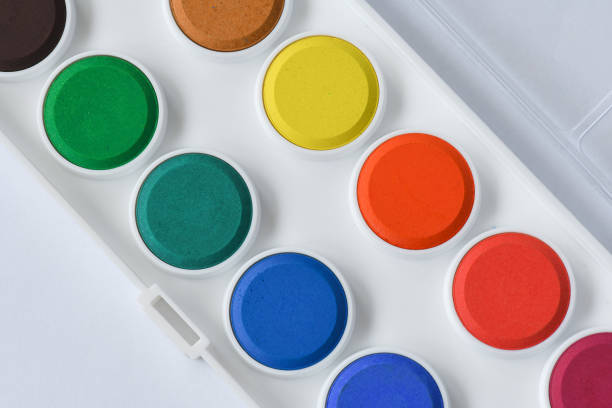 istock Watercolor paintbox. Color paints 1149553205