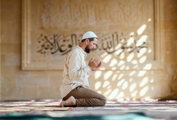 istock Muslim man is praying in mosque 1149556870