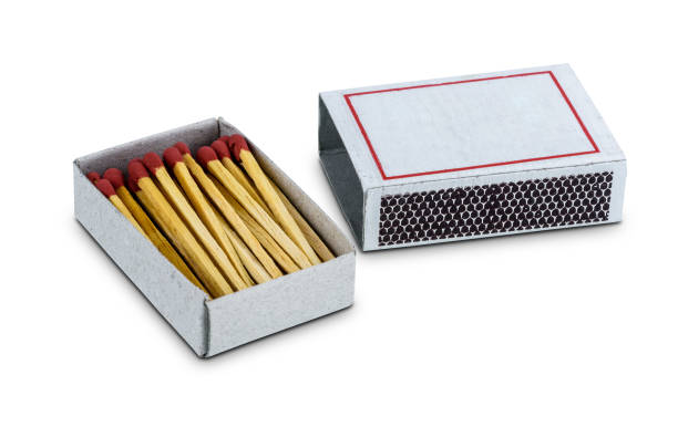 istock Box of matches isolated on white background 1149556962
