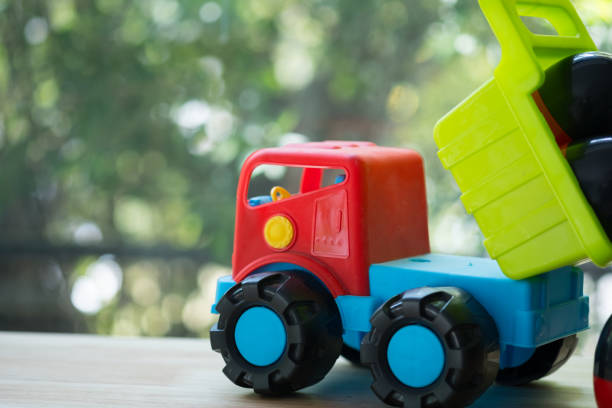 istock A large plastic toy truck for early education. Play and learn concept 1149559156