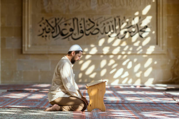 istock Muslim man is praying in mosque 1149562198
