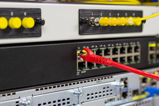 istock The network cables to connect Lan port 1149563663