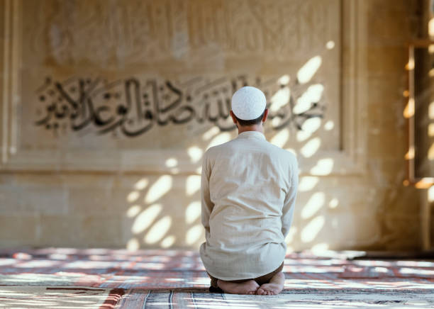 istock Muslim man is praying in mosque 1149565420