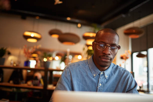 istock African Businessman Looking at Screen 1149567726
