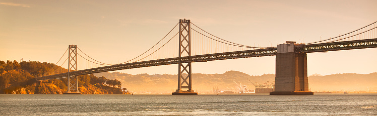Oakland Bay suspension Bridge in San Francisco, California