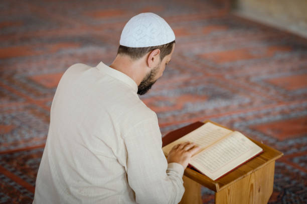 istock Muslim man is praying in mosque 1149571300