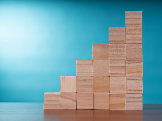 istock Wooden block cubes 1149573348