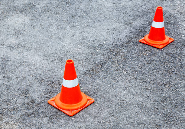istock Warning bollards at the parking zone 1149575002