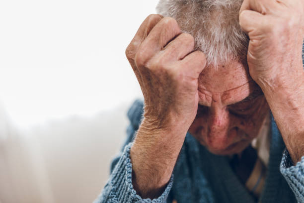 istock Sad senior man thinking about life 1149575975