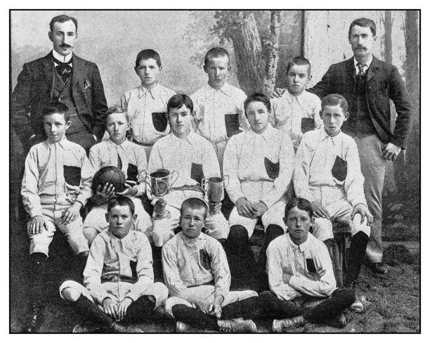 istock Antique photo: Football soccer team, young Griqualand West 1149578540