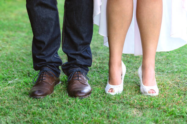istock Bride and Groom's Shoes 1149579275