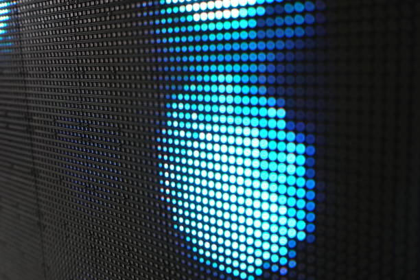istock Bright colored teal LED screen monitor 1149580444