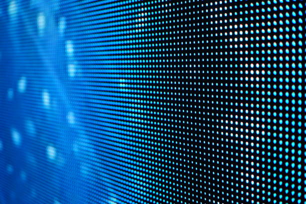 istock Bright colored teal LED screen monitor 1149580450