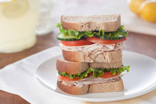 istock Turkey Provolone Cucumber Sandwich 1149583946