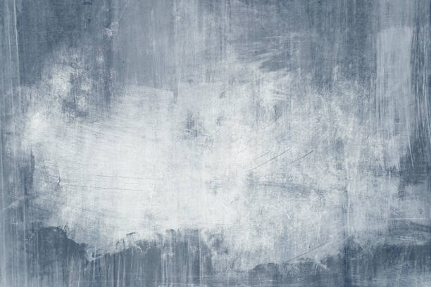 istock Blue distressed wall grungy background with spotlight background 1149584005