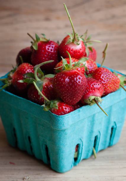istock Just picked farm fresh  organic strawberries 1149587105
