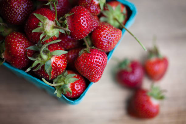 istock Just picked farm fresh  organic strawberries 1149587183