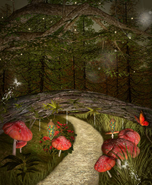 istock Pathway in the enchanted woodland 1149588488