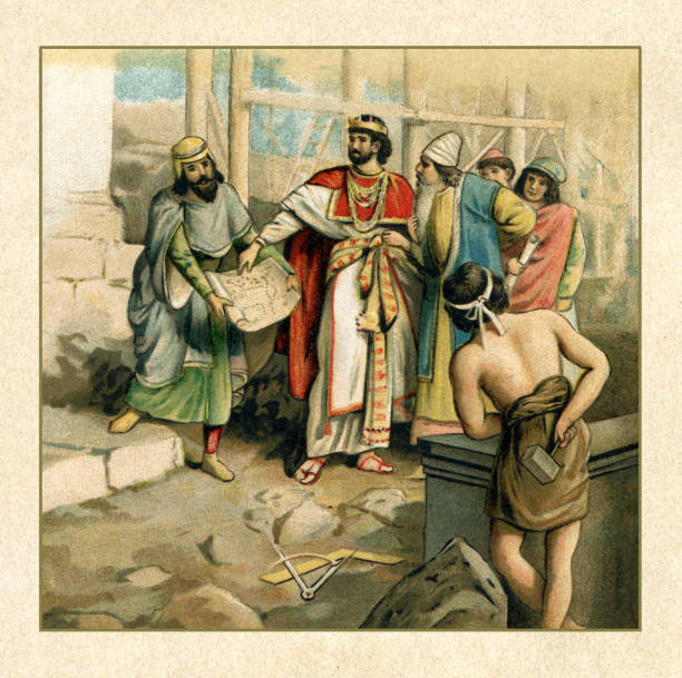 istock King of Israel Solomon building the temple in Jerusalem arround 1000 BC 1149590769