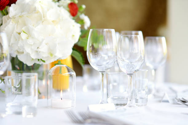 istock Beautiful table set for some festive event, party or wedding 1149594822