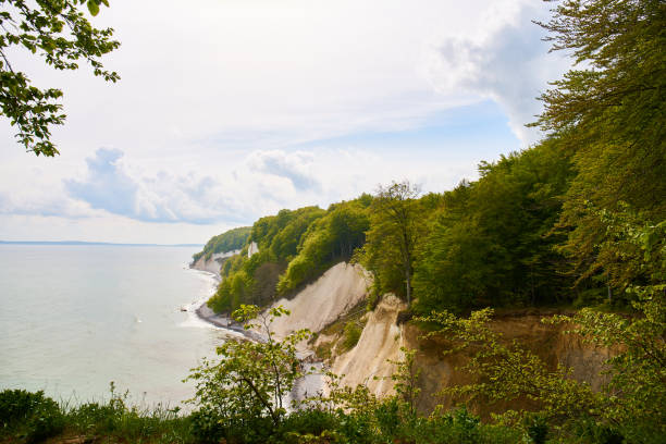 istock White chalk cliffs in Jasmund National Park 1149596498