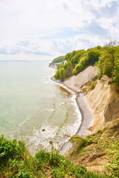 istock White chalk cliffs in Jasmund National Park 1149596502