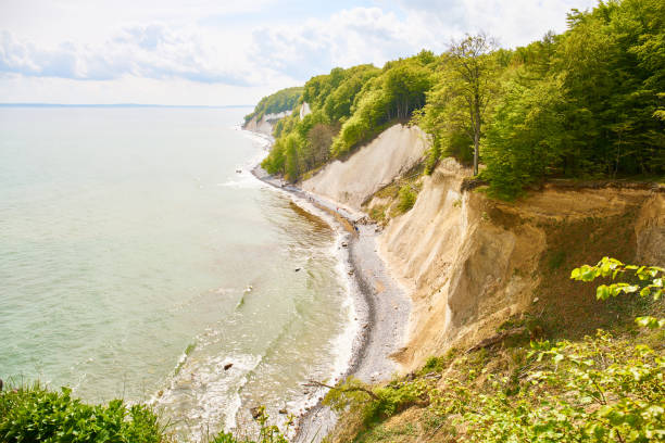 istock White chalk cliffs in Jasmund National Park 1149596512