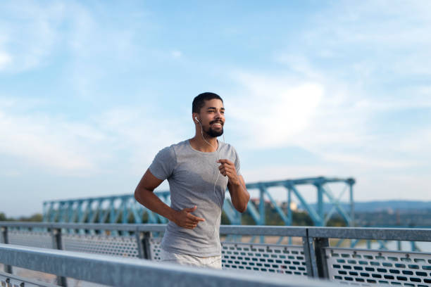 istock Shot of an athlete running on training. 1149596858