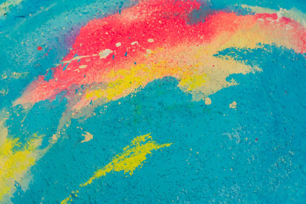 istock Abstract background texture in blue, pink, yellow colors. Space galaxy design 1149600845