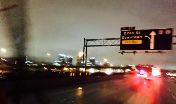 istock Birmingham, Alabama, in a pre-dawn downpour 1149610325