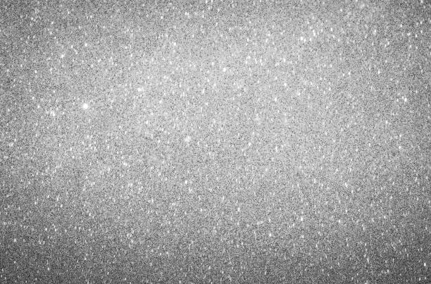 Glittery background bright shiny silver color