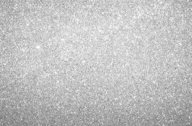 Photo of Glittery background bright  abstract shiny silver color