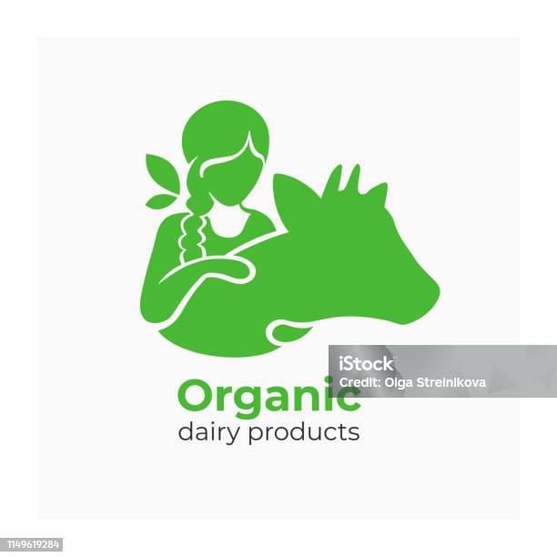 Dairy Products Icon Stock Illustration - Download Image Now - Logo, Cow, Advertisement