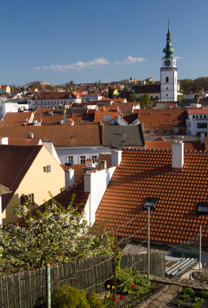 istock Old jewish quarter and basilica in Trebic 1149621088