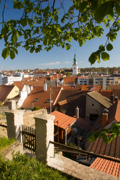 istock Old jewish quarter and basilica in Trebic 1149621253