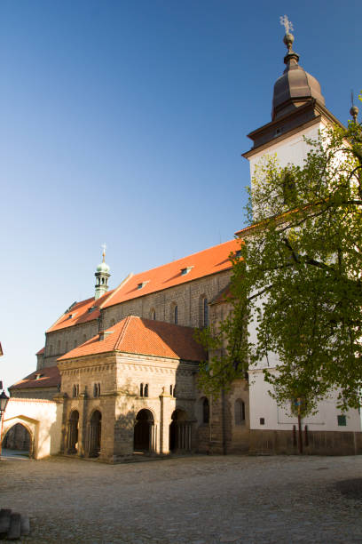 istock Old jewish quarter and basilica in Trebic 1149624180