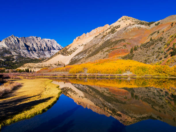 istock Mountain lake in fall colors 1149625303