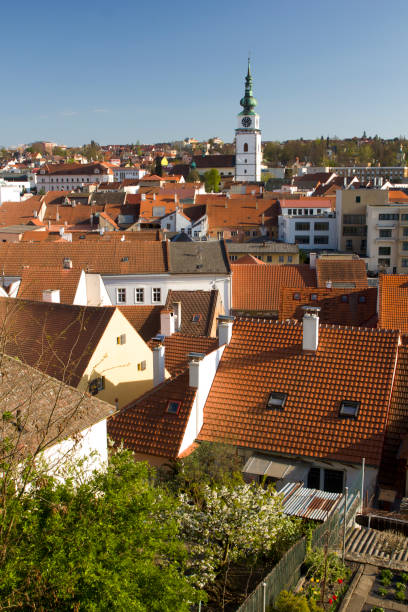 istock Old jewish quarter and basilica in Trebic 1149625722