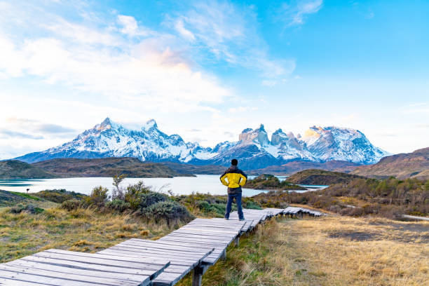 istock Torres del Paine National Park, Chile. (Torres del Paine National Park) 1149625738