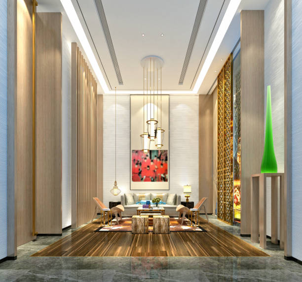 istock 3D Render of Modern Living room 1149629614
