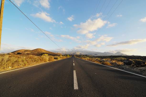 istock Asphalt Road in the Desert 1149630874