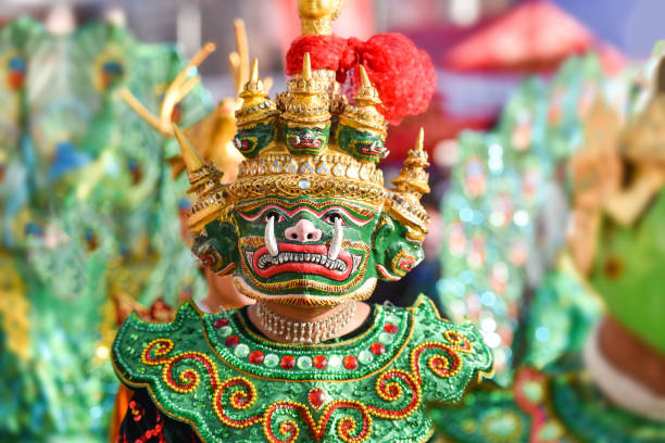 istock Giant mask / giant thai monster of dance performance based on drama 1149637809