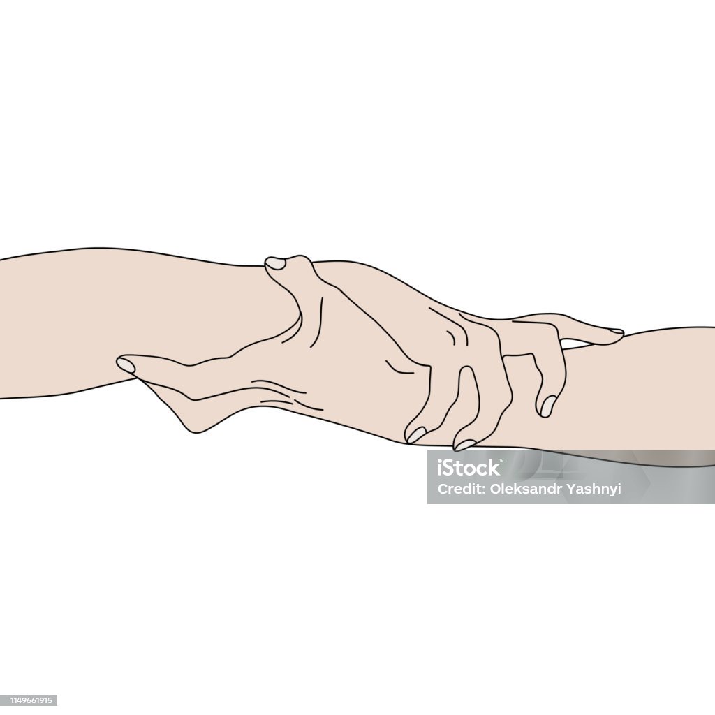 Holding Hands isolated on white background. Team, partner, alliance concept. Relationship icon. Vector illustration for your design. Holding Hands isolated on white background. Team, partner, alliance concept. Relationship icon. Vector illustration for your design Holding Hands stock vector