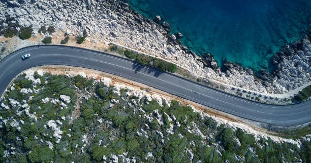 istock Aerial view Nature Road 1149663091