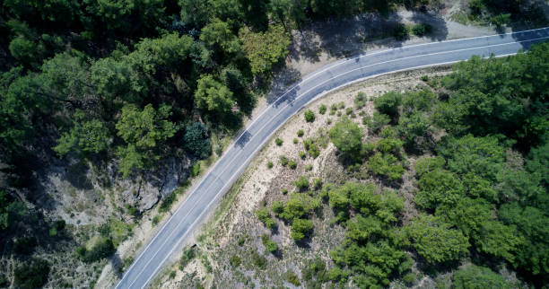 istock Aerial view Nature Road 1149663168