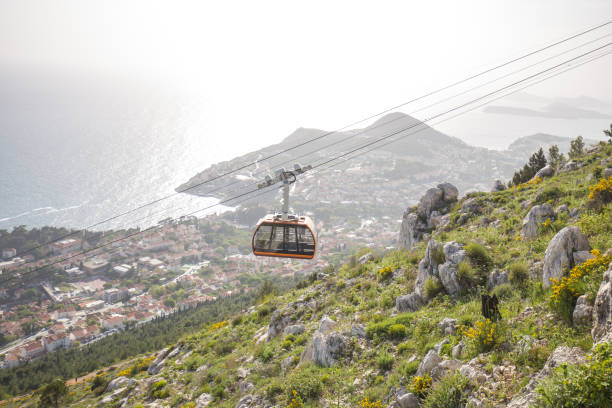 istock Croatian Dubrovunik Szishan Cable Car 1149679894