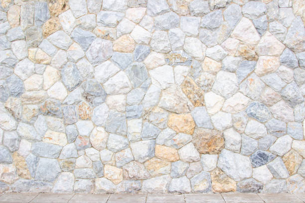 istock Background texture of Medieval natural stone wall textured background. 1149686606