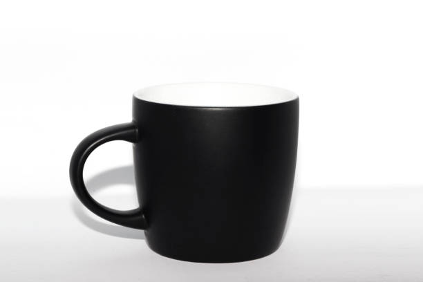 istock Cup of coffee over white background 1149687530