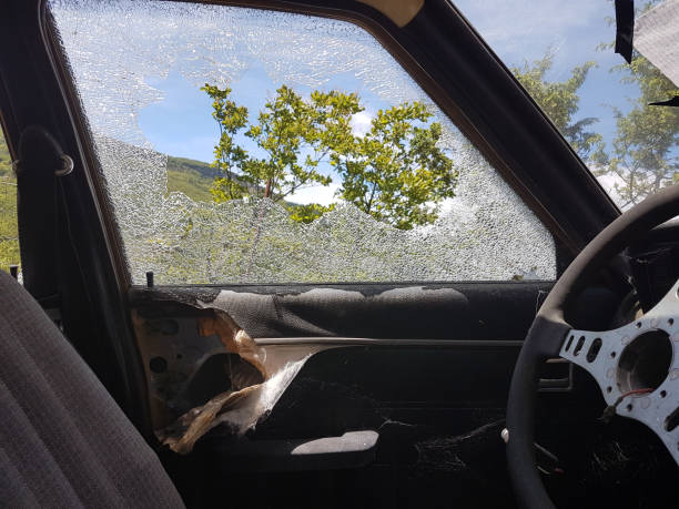 istock old car broken glass steeing wheel accident 1149695593